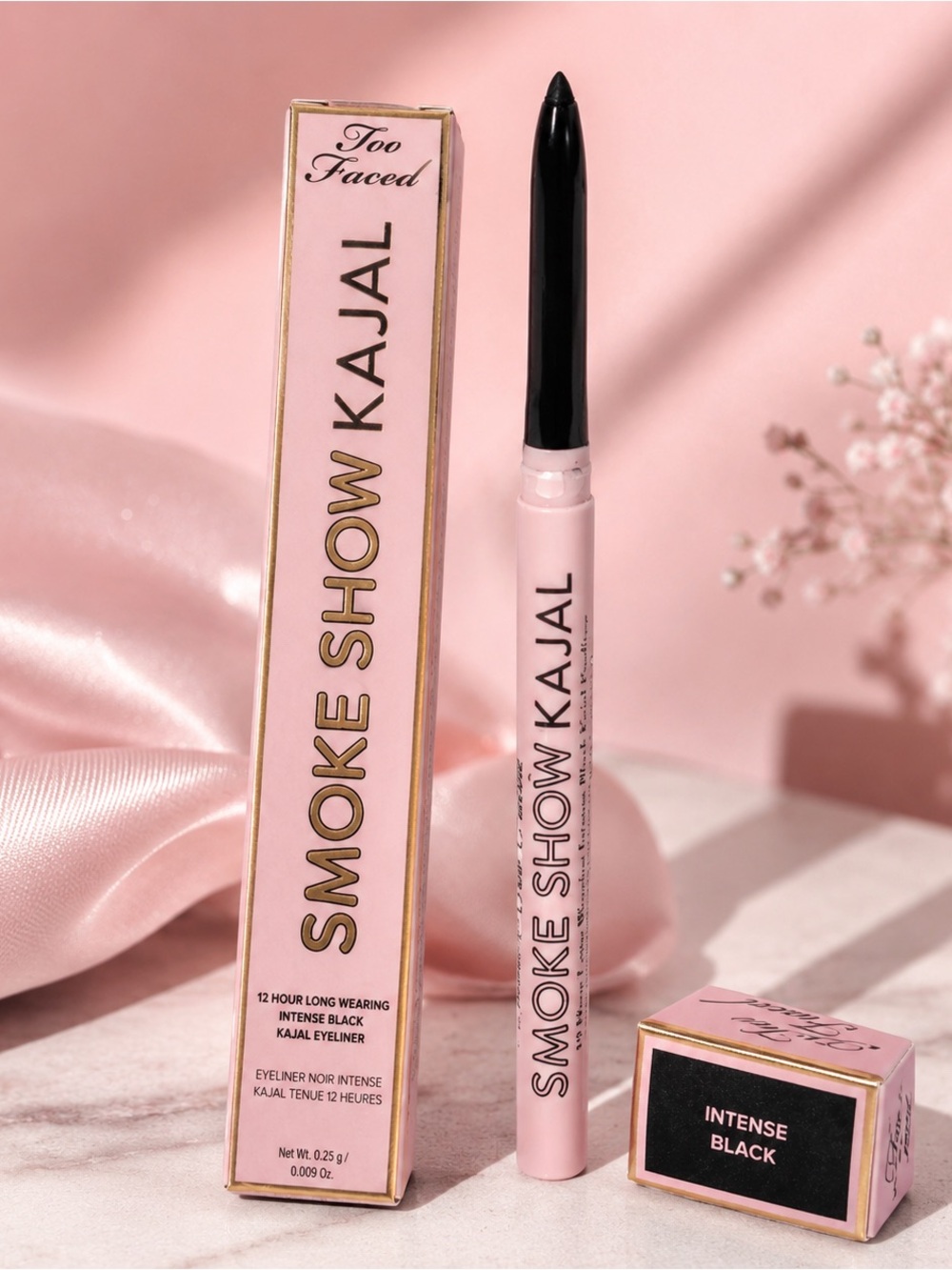 Too Faced Smoke Show Kajal 12 Hour Long Wearing Eyeliner Intense Black NIB